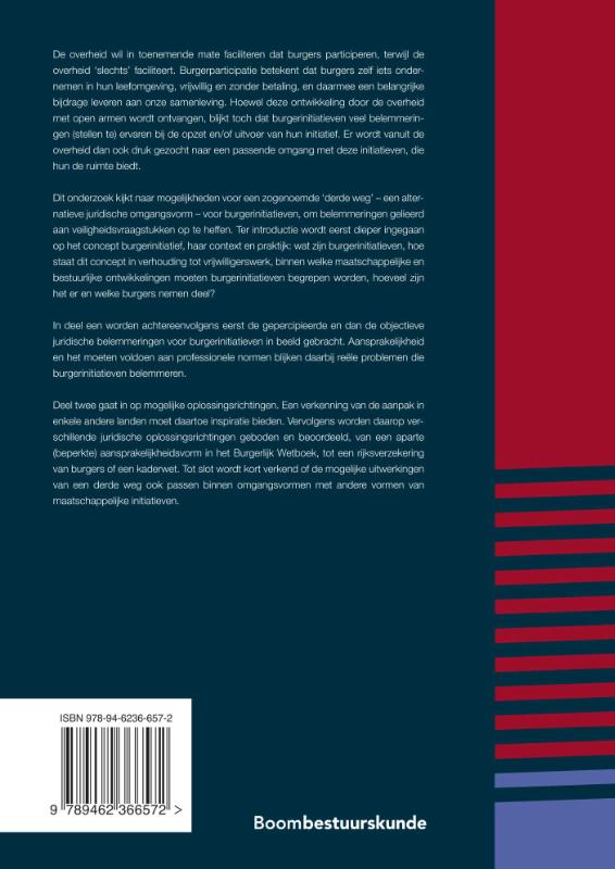 Achterkant van Een derde weg ter bevordering van burgerinitiatieven?