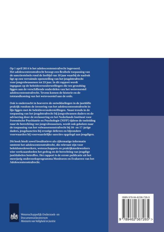 Achterkant van Adolescentenstrafrecht