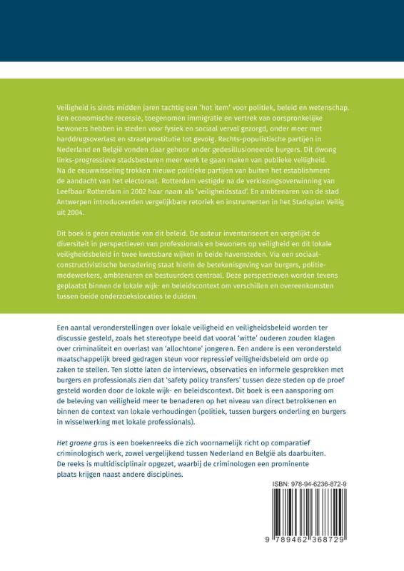 Achterkant van Verscheidenheid in Veiligheid