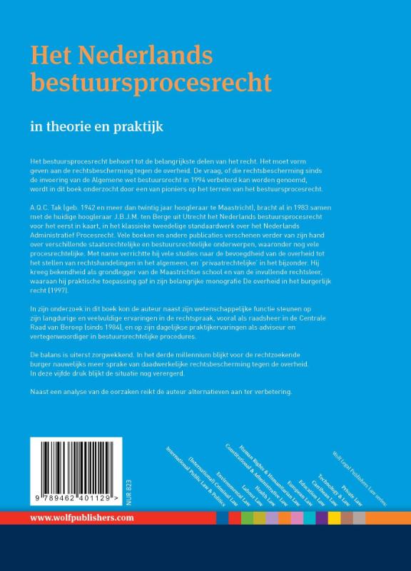 Achterkant van Deel 2: Formeel procesrecht