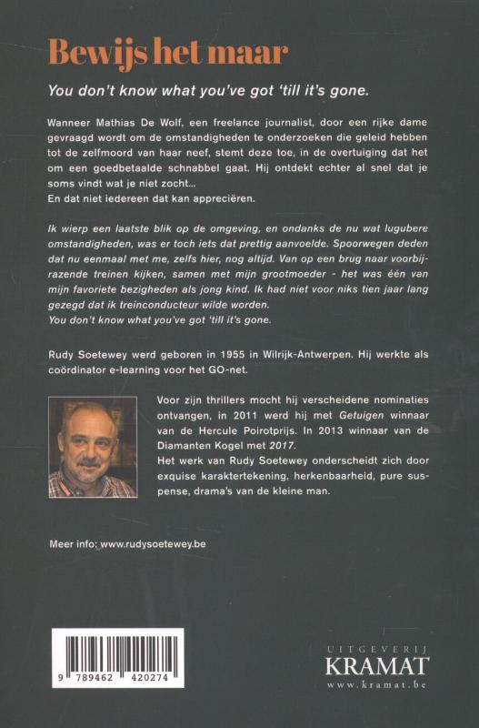 Achterkant van Bewijs het maar