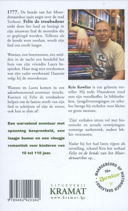 Achterkant van Felix en de bende van het Moordenaarsbos