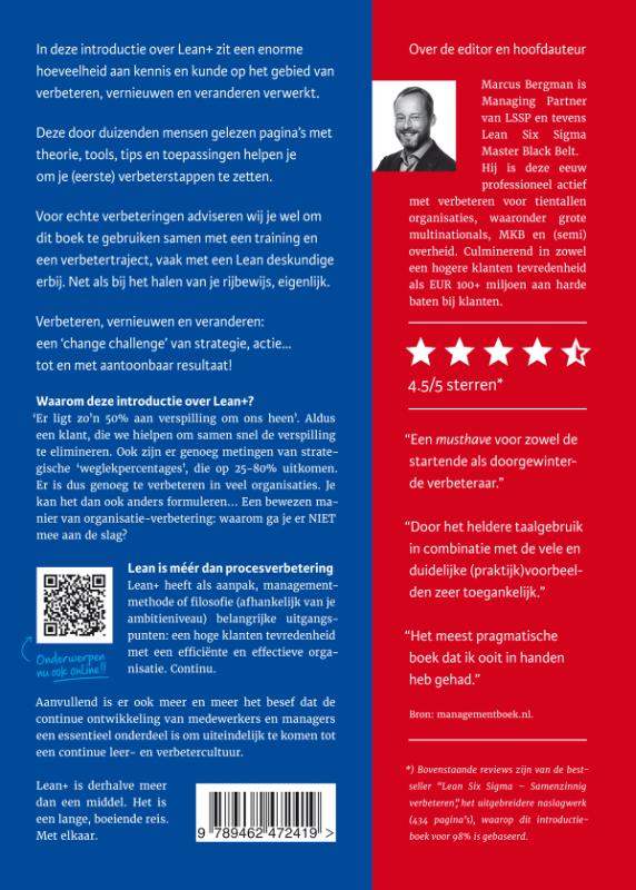 Achterkant van Leantroductie