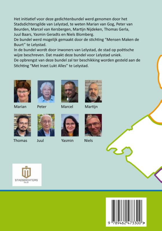 Achterkant van Kleurplaat van een stad