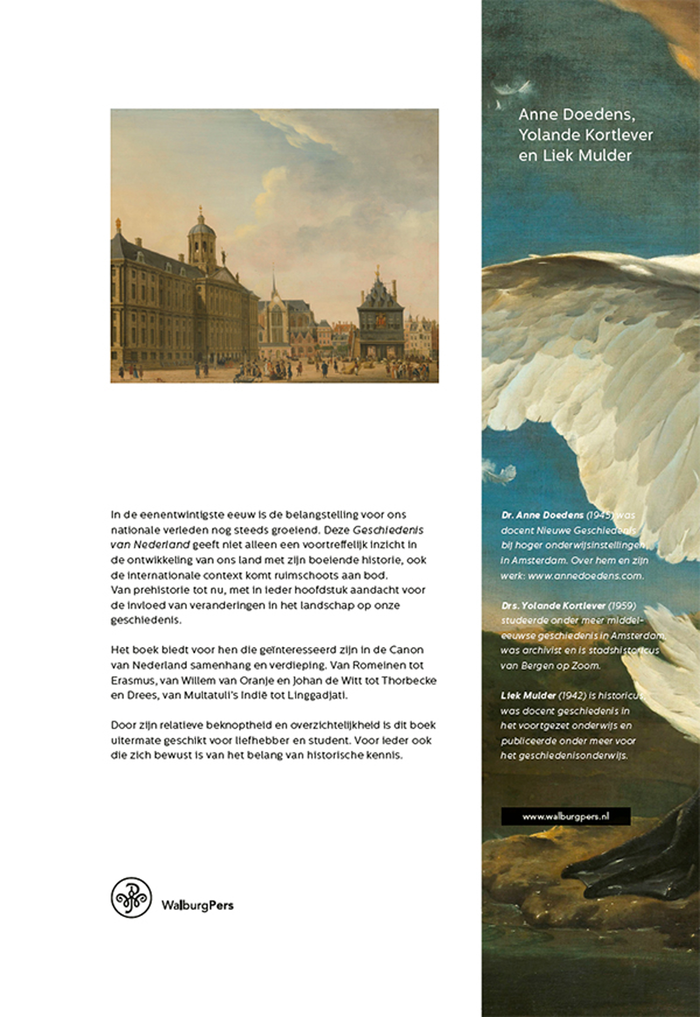 Achterkant van Geschiedenis van Nederland