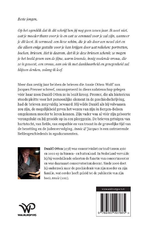 Achterkant van Annie & Jacques