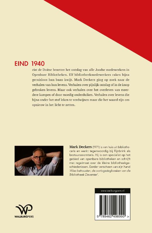 Achterkant van Geruisloos verdwenen uit de bibliotheekgeschiedenis