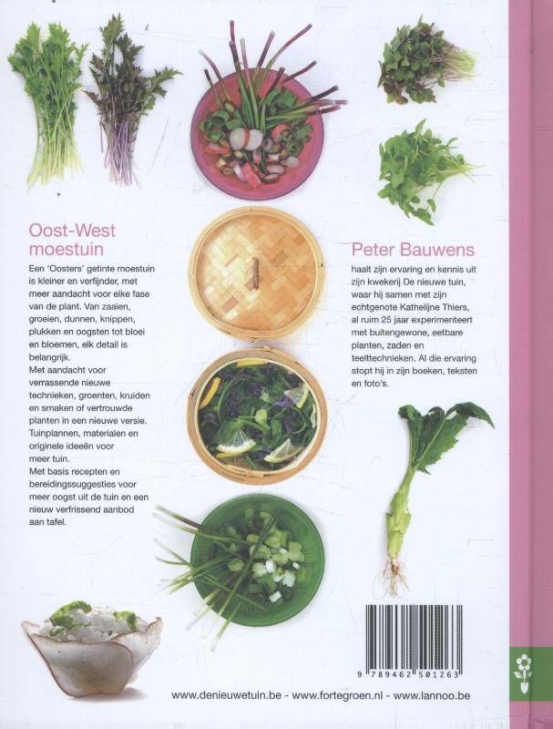 Achterkant van Oosterse inspiratie voor de westerse moestuin