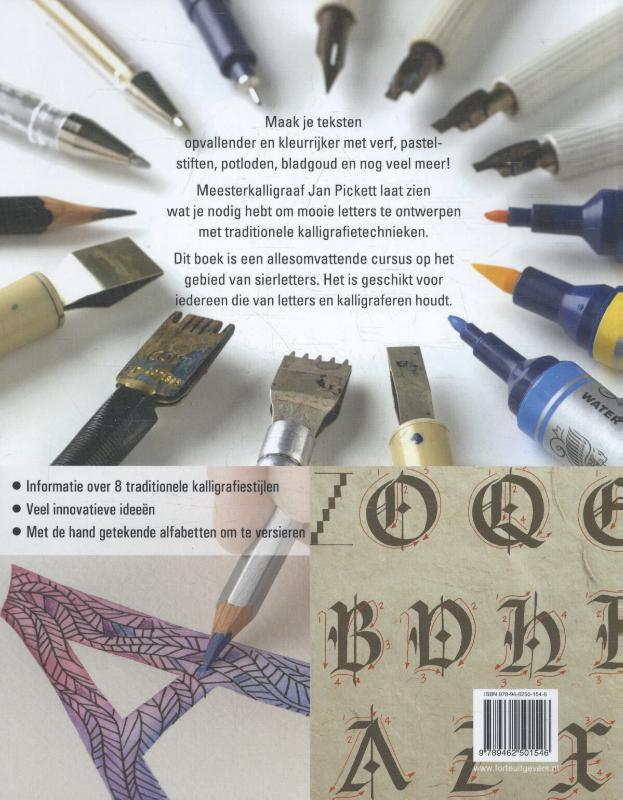 Achterkant van Decoratief letteren
