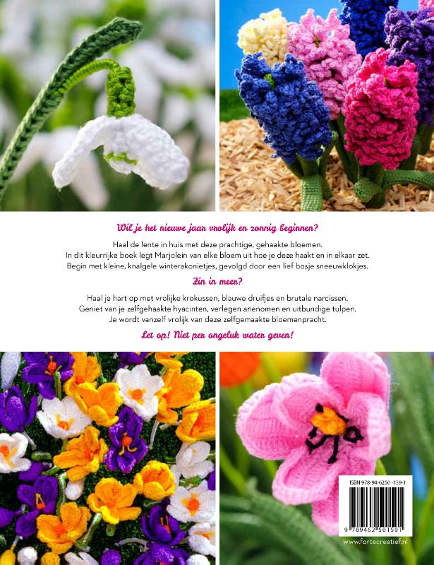 Achterkant van Bloemen haken