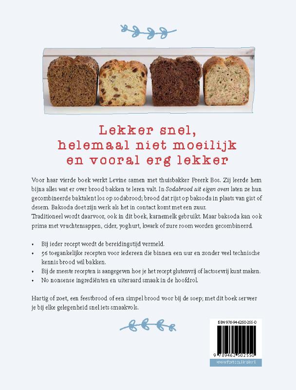 Achterkant van Sodabrood uit eigen oven