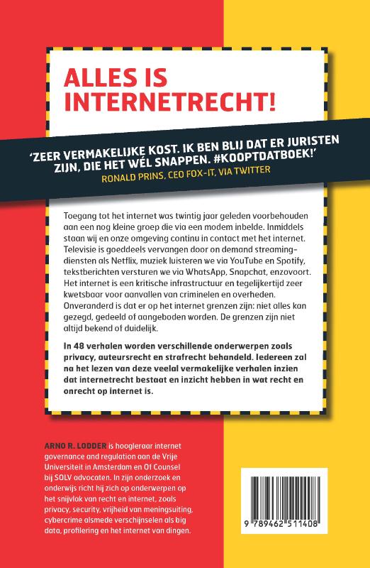 Achterkant van Over de grenzen van het internet II