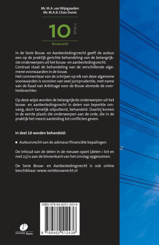 Achterkant van Bouw- en aanbestedingsrecht