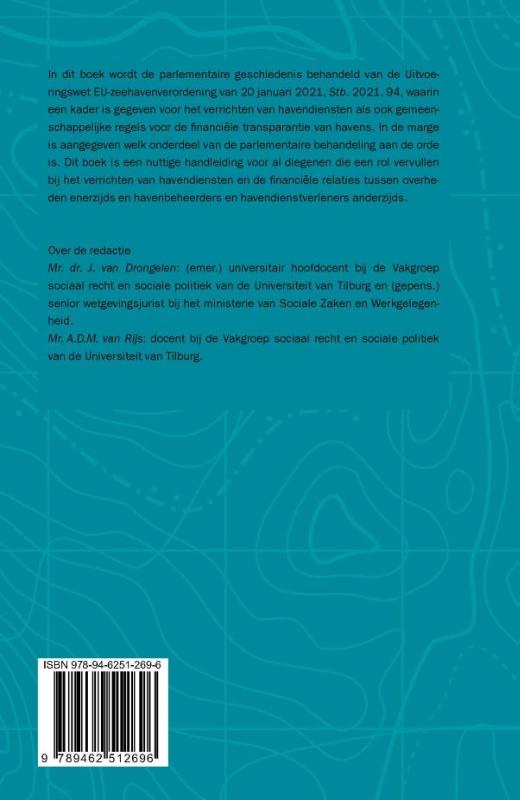 Achterkant van Uitvoeringswet EU-zeehavenverordening