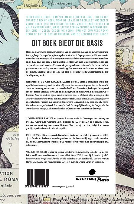 Achterkant van Europees recht. De basis voor bachelorstudenten