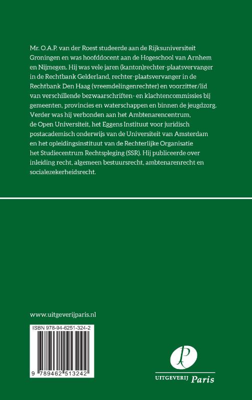 Achterkant van Recht & Interpretatie