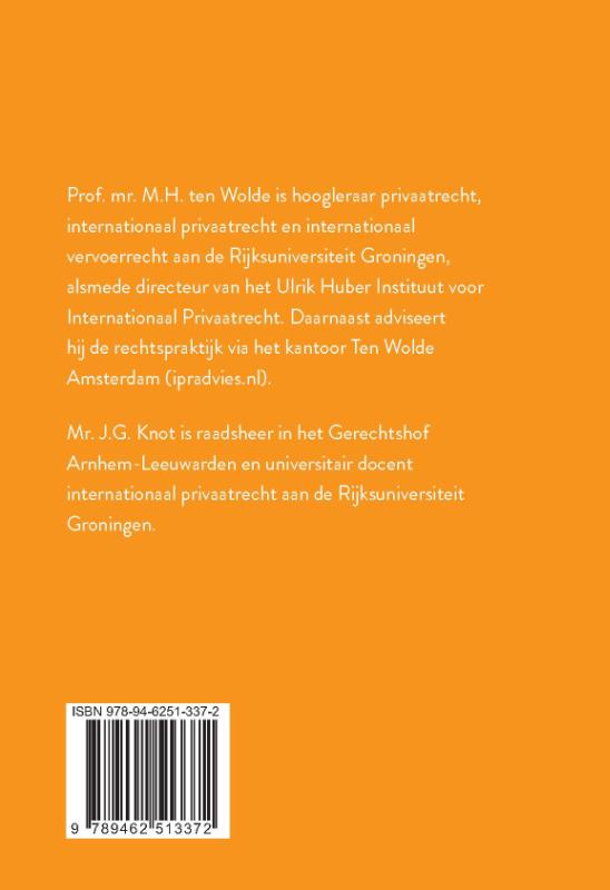 Achterkant van Nederlands Internationaal Privaatrecht