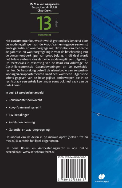 Achterkant van Jurisprudentie en regelgeving