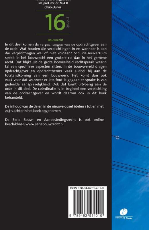 Achterkant van Verplichtingen van de opdrachtgever, Schuldeisersverzuim, Coördinatie