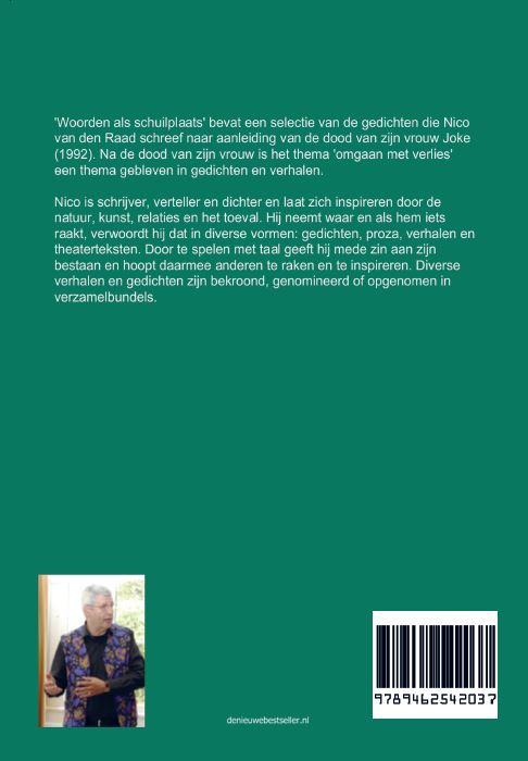 Achterkant van Woorden als schuilplaats