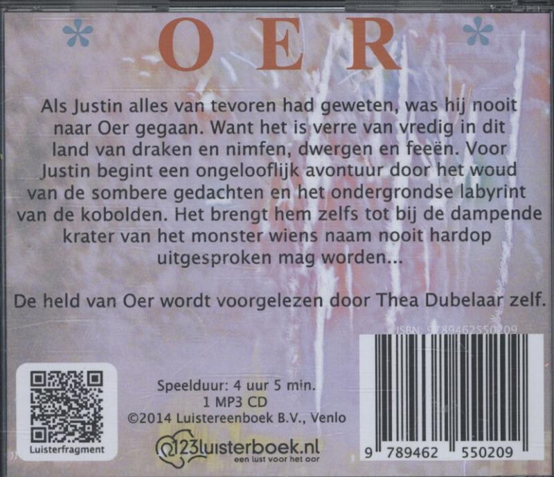 Achterkant van De held van Oer