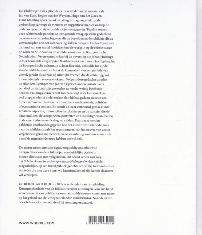 Achterkant van Schilderkunst in de Bourgondische Nederlanden
