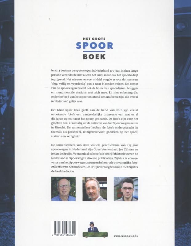 Achterkant van Het grote spoor boek