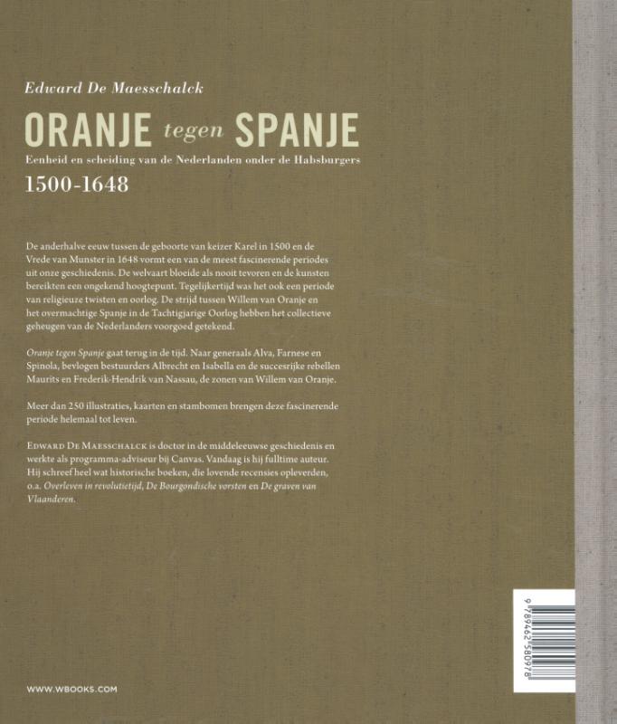 Achterkant van Oranje tegen Spanje
