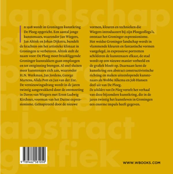 Achterkant van De schilders van De Ploeg