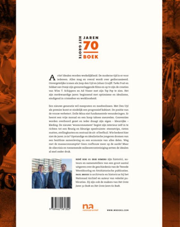 Achterkant van Het grote jaren 70 Boek