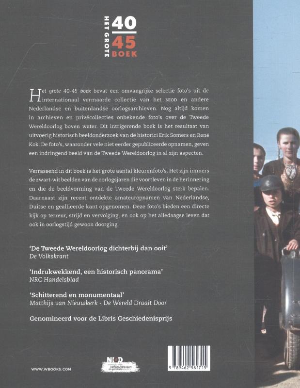 Achterkant van Het grote 40-45 boek
