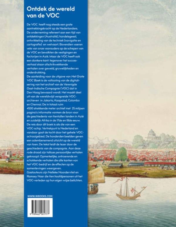Achterkant van Het Grote VOC Boek