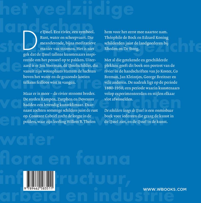 Achterkant van De schilders langs de IJssel