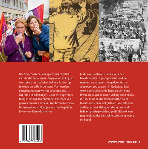 Achterkant van Het groot stakers boek