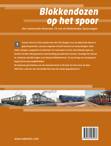 Achterkant van Blokkendozen op het spoor