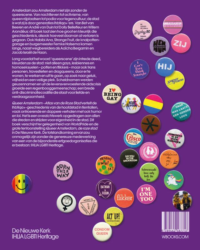 Achterkant van Queer Amsterdam