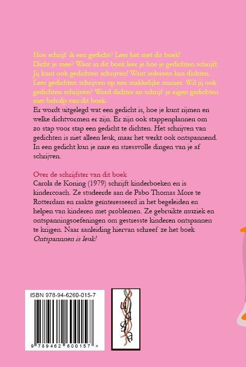 Achterkant van Hoe schrijf ik een gedicht? leer het met dit boek!