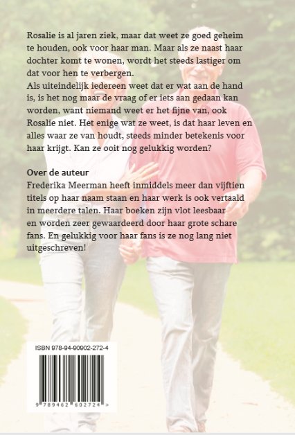 Achterkant van Weer gelukkig na alle ellende