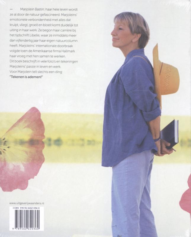 Achterkant van Marjolein Bastin - tekenen is ademen