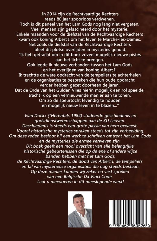 Achterkant van De dood van Albert I en de roof van de rechtvaardige rechters