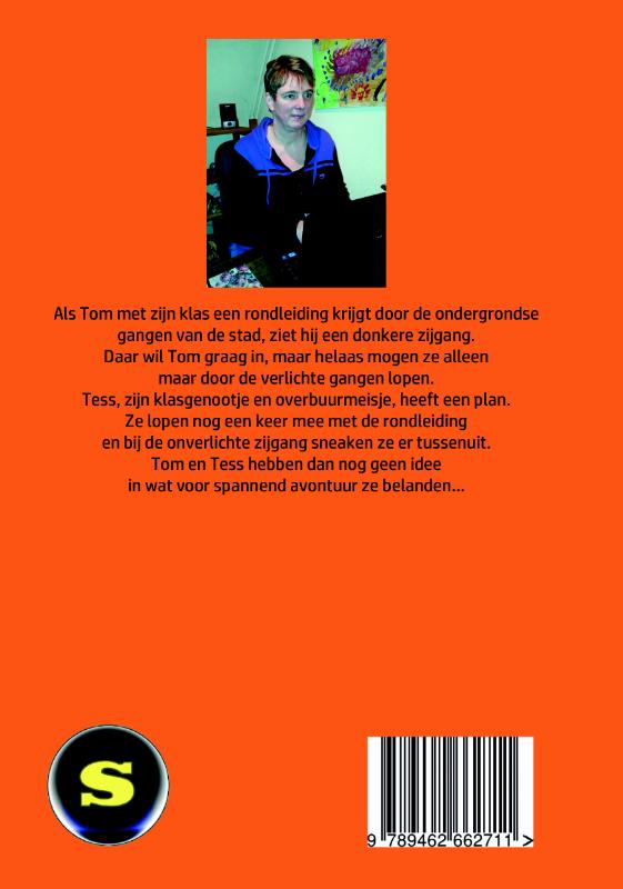 Achterkant van Het geheim van de ondergrondse gangen