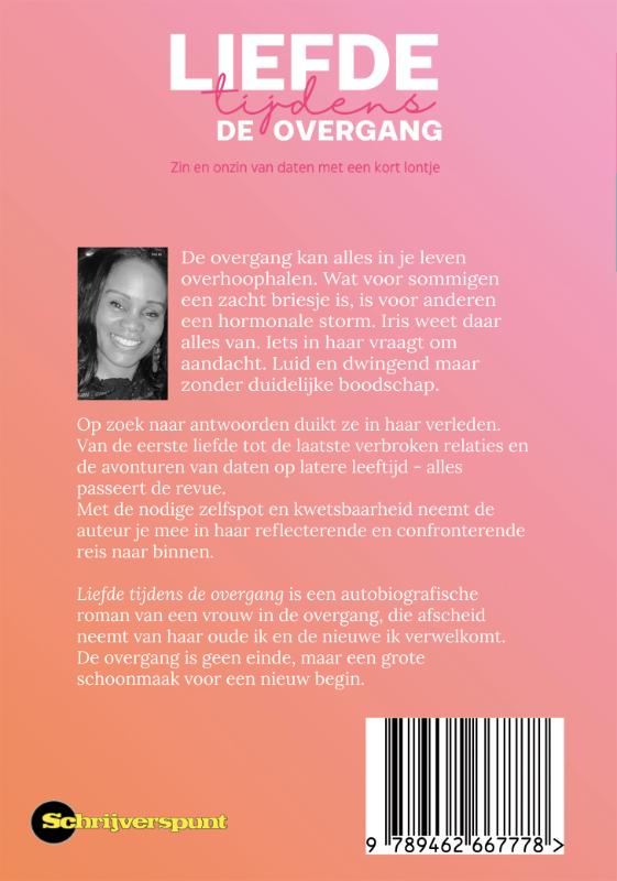 Achterkant van Liefde tijdens de overgang