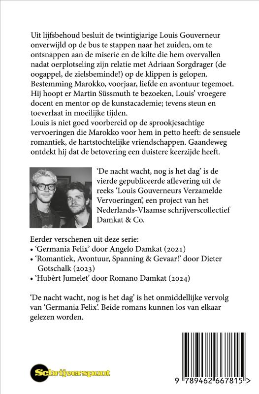 Achterkant van De nacht wacht, nog is het dag