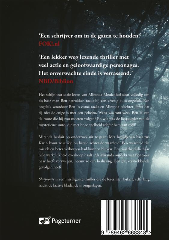Achterkant van Sluiproute