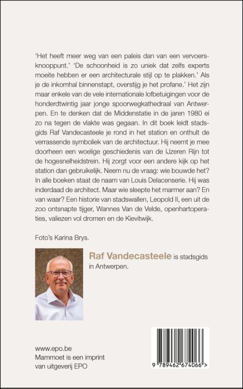 Achterkant van Antwerpen-Centraal
