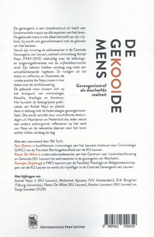 Achterkant van De gekooide mens