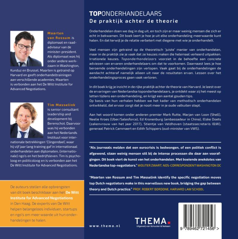 Achterkant van Toponderhandelaars