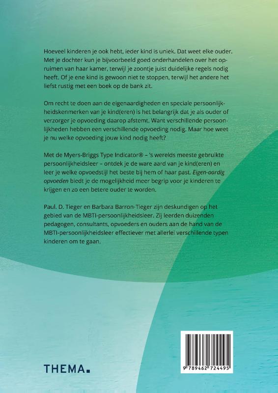 Achterkant van Eigen-aardig opvoeden