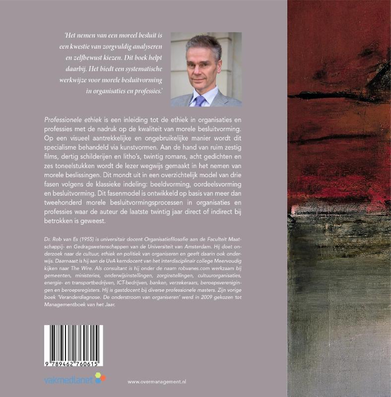 Achterkant van Professionele ethiek