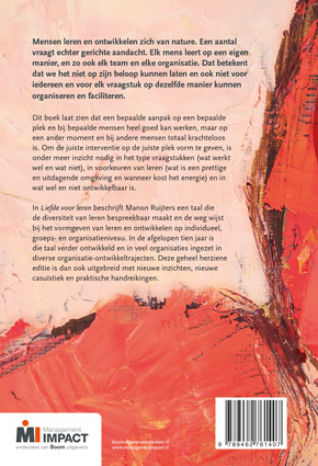 Achterkant van Liefde voor leren